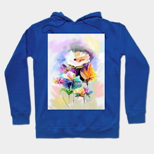 Colorful Flowers  in Abstraction Hoodie